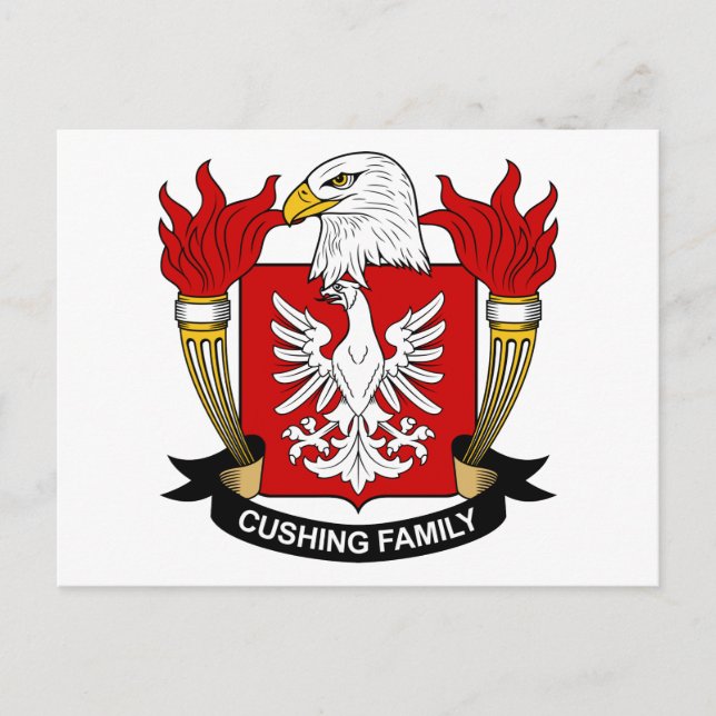 Boshing Family Crest Vykort (Framsida)