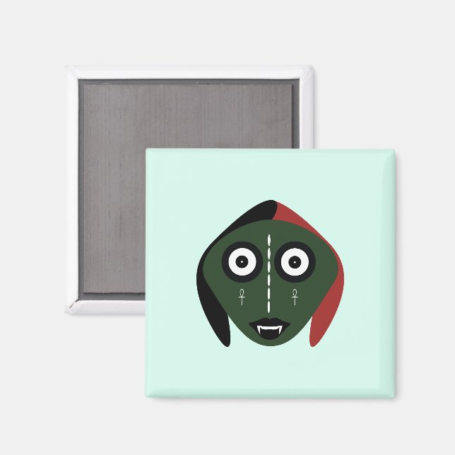 Bosigo Grönt Magnets Magnet (Front/Back)