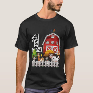 Boskap 1:a födelsedag 1:a Åldersbarn T Shirt