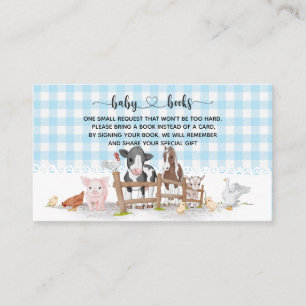 Boskap Baby Shower I Birthday Tilläggskort