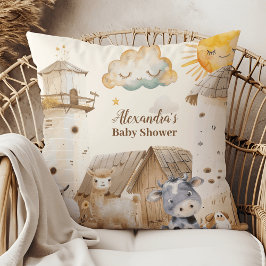 Boskap Baby Shower Kudde