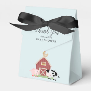 Boskap Barnyard Blue Boy Shower Presentaskar