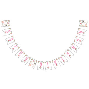 Boskap Barnyard Girl Grattis på födelsedagen Banne Vimplar