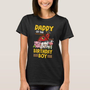 Boskap Barnyard Pa, pappa till födelsedagspojken T Shirt