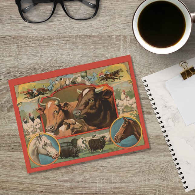 Boskap Ephemeralad Vykort (Skapare uppladdad)