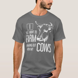 Boskap Farmer Gift Cow T Shirt