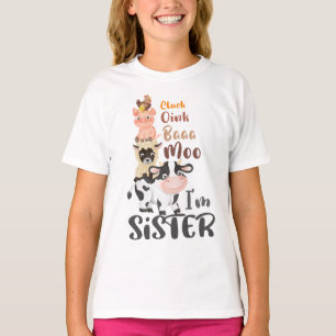 Boskap första födelsedag som matchar Syster Syrran T Shirt