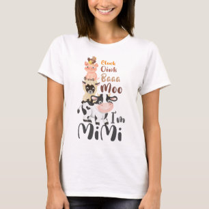 Boskap första födelsedagsmatchande Mimi T Shirt