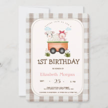 Boskap Gris Sheep Gingham