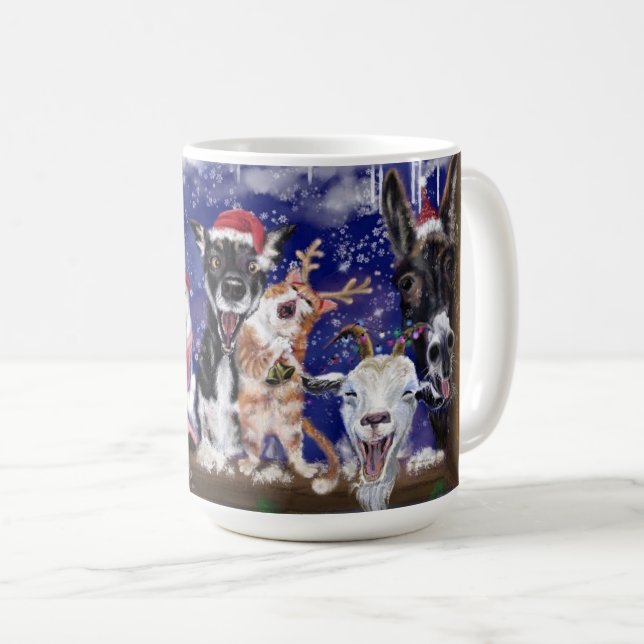Boskap julkaffe Mugg (Framsida höger)