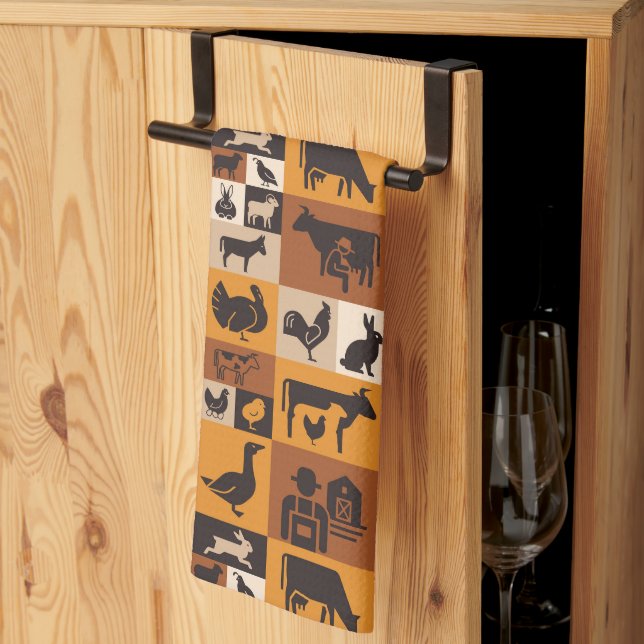 Boskap Kökshandduk (Thirds Fold)