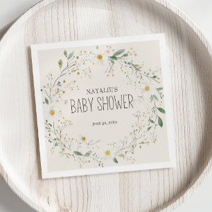 Boskap Meadow Friends Baby Shower Pappersservett