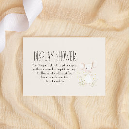 Boskap Meadow Friends Baby Visning Shower Anteckningskort