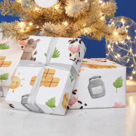 Boskap Pappra födelsedag Presentpapper