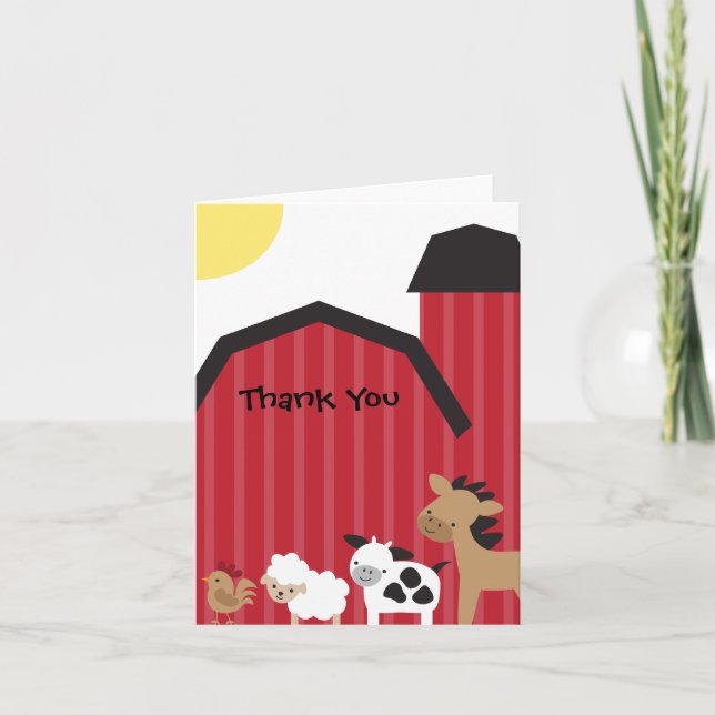 Boskap tackkort (Framsida)