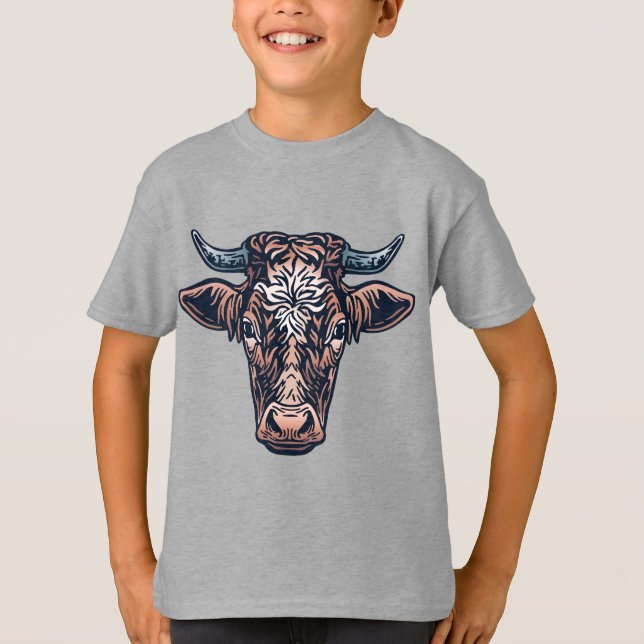 Boskap Vänner Cow T Shirt (Framsida)