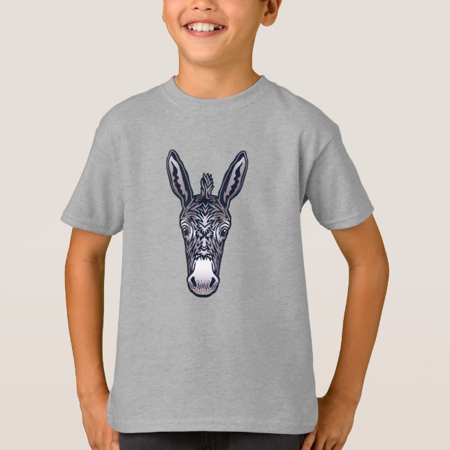 Boskap Vänner Donkey T Shirt (Framsida)
