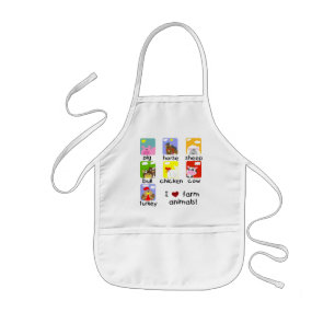 BoskapTshirts och gåvor Barnförkläde