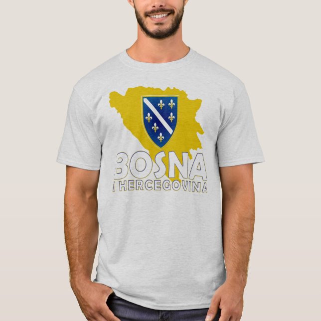 Bosna utslagsplats Karta Tee (Framsida)