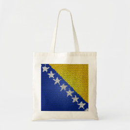 Bosnia and Herzegovina Flag Mosaic Tygkasse