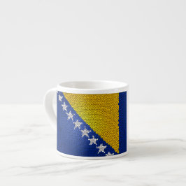 Bosnia and Herzegovina Flag Patriotic Design Espressomugg