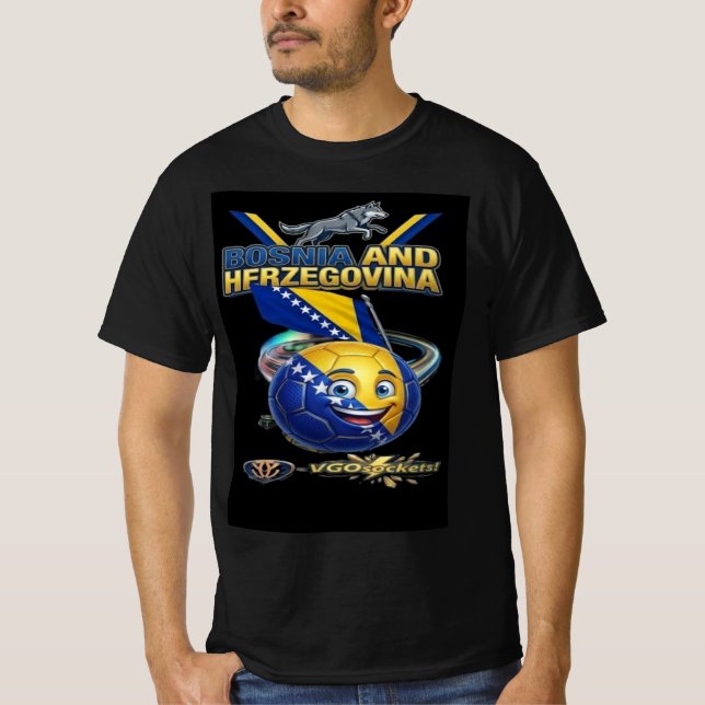 BosniaH-GBall01 T Shirt (Framsida)