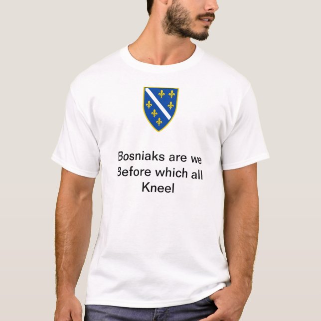 Bosniaks är oss t-shirt (Framsida)