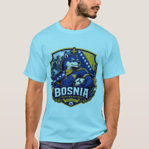bosnien fotboll t-shirt