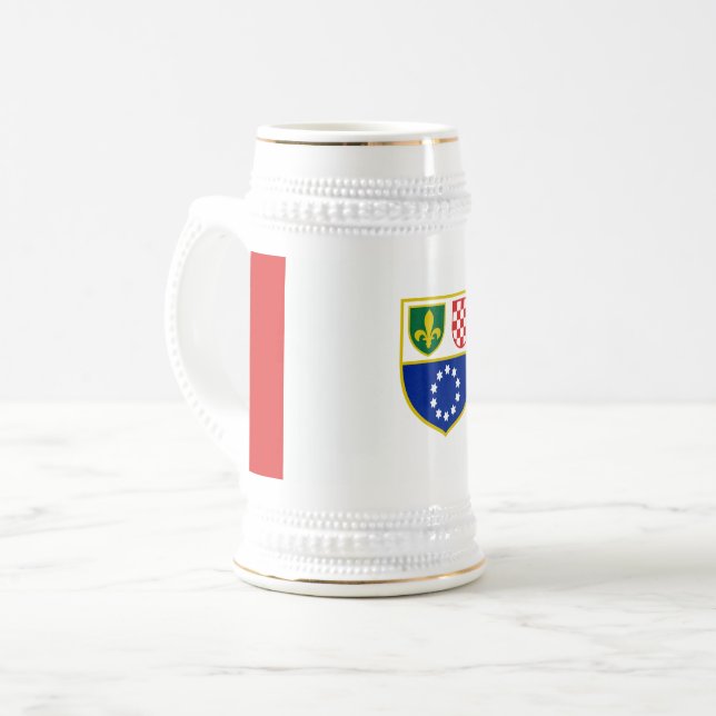 Bosnien Hercegovina Federationsflagga Sejdel (Framsida vänster)
