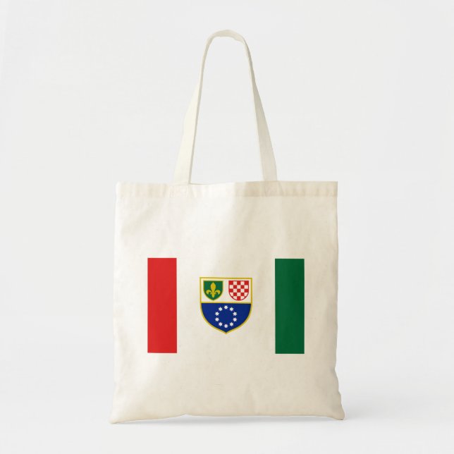 Bosnien Hercegovina Federationsflagga Tygkasse (Framsidan)