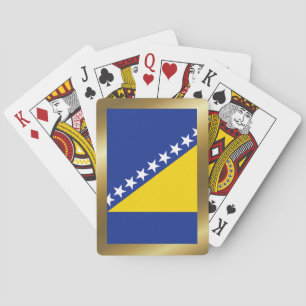 Bosnien Hercegovina Flagga Spelkort