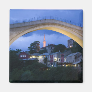 Bosnien-Hercegovina - Mostar. Den gamla bron 2 Magnet