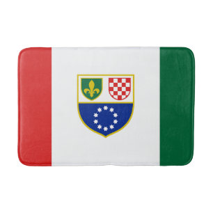 Bosnien Hercegovinas federationens flagga Badrumsmatta