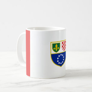 Bosnien Hercegovinas federationsflagga Kaffemugg