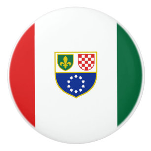 Bosnien Hercegovinas federationsflagga Knopp