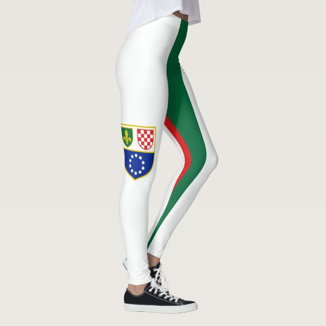 Bosnien Hercegovinas federationsflagga Leggings (Höger)