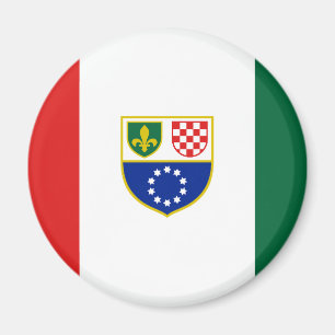 Bosnien Hercegovinas federationsflagga Magnet