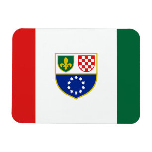 Bosnien Hercegovinas federationsflagga Magnet