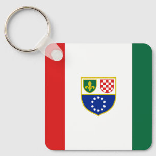 Bosnien Hercegovinas federationsflagga Nyckelring