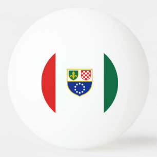 Bosnien Hercegovinas federationsflagga Pingisboll