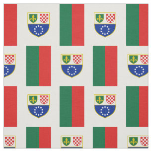 Bosnien Hercegovinas federationsflagga Tyg