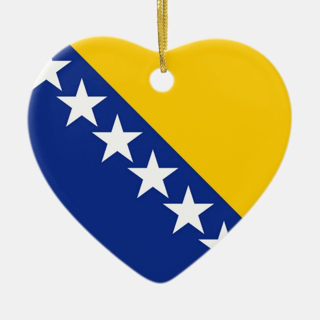 BOSNIEN - HERZEGOVINA JULGRANSPRYDNAD KERAMIK (Framsidan)