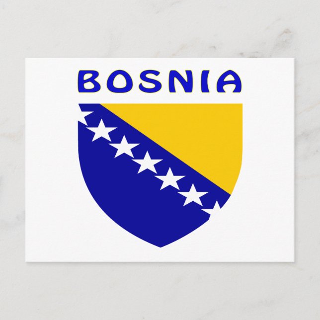 BOSNIEN Jackar Arm Vykort (Framsida)