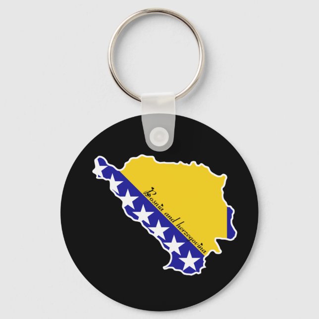 Bosnien-nyckelkedjan Nyckelring (Framsida)