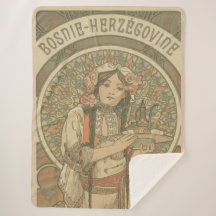 Bosnien och Hercegovina av Alphonse Mucha (1900)