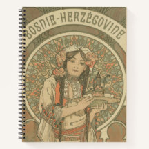 Bosnien och Hercegovina av Alphonse Mucha (1900)