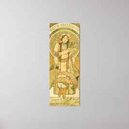 Bosnien och Hercegovina av Alphonse Mucha 1900 Canvastryck