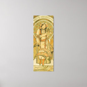 Bosnien och Hercegovina av Alphonse Mucha 1900 Canvastryck