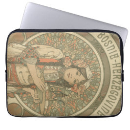 Bosnien och Hercegovina av Alphonse Mucha (1900) Laptop Fodral
