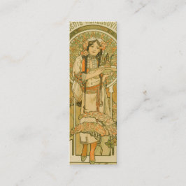 Bosnien och Hercegovina av Alphonse Mucha (1900) Mini Visitkort